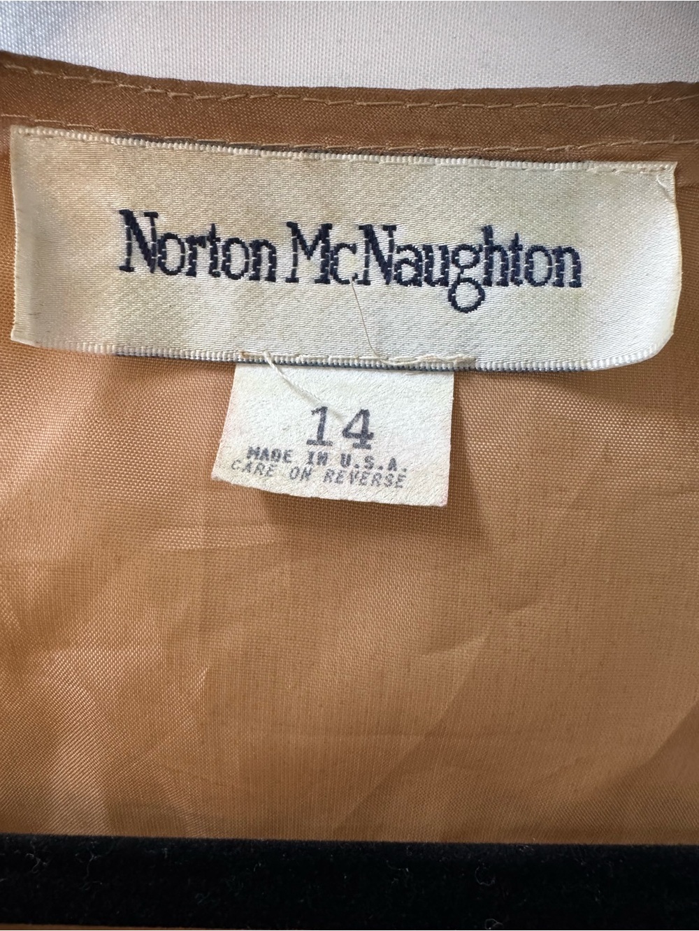 VTG 90’s Norton McNaughton Floral Tapestry Vest Goblincore Whimsigoth Size 14 - Picture 4 of 7
